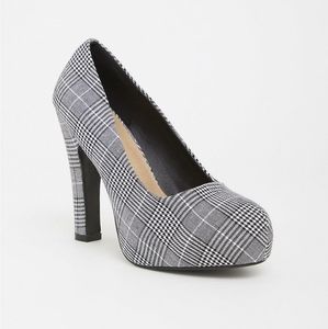 Plaid Platform Pump